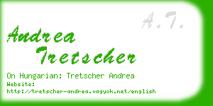 andrea tretscher business card